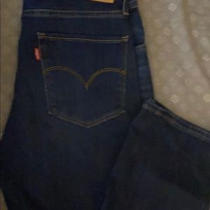 High-Waisted Straight Leg jeans